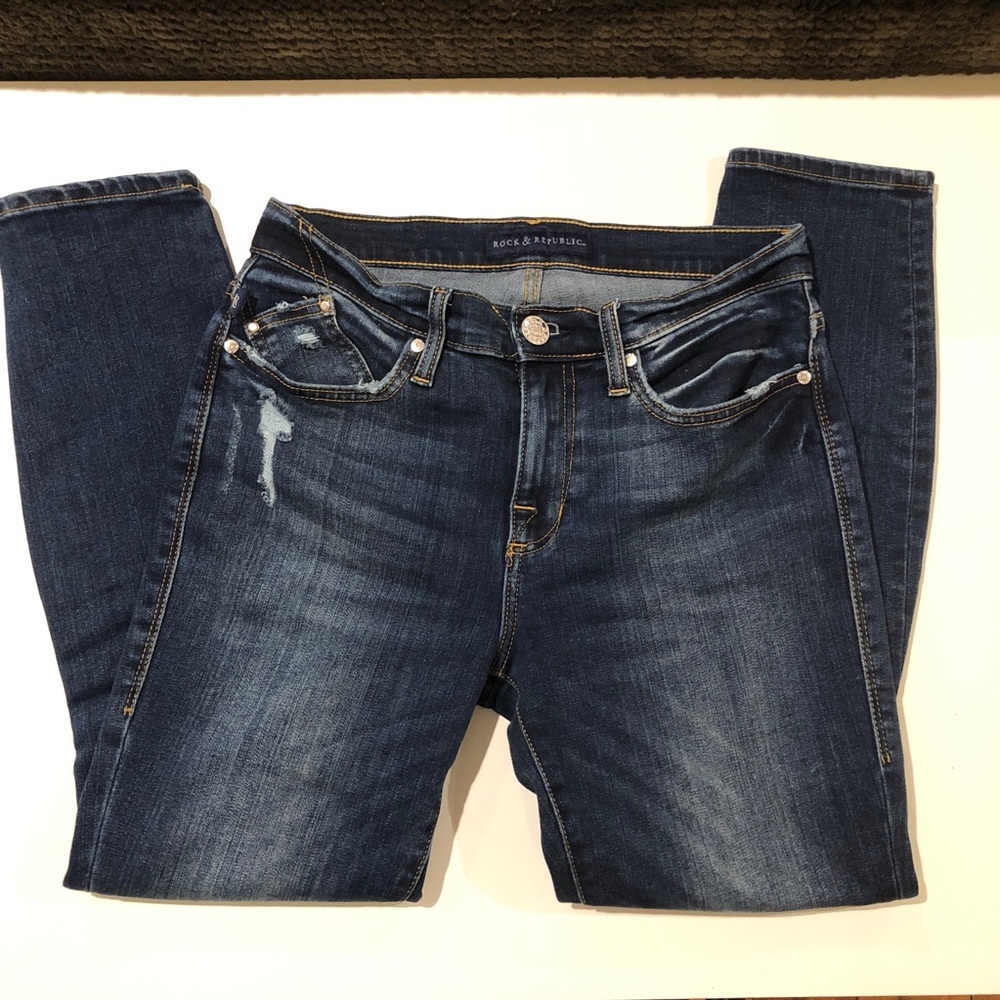 Rock & Republic Jeans Berlin Ankle size 8 B6#13